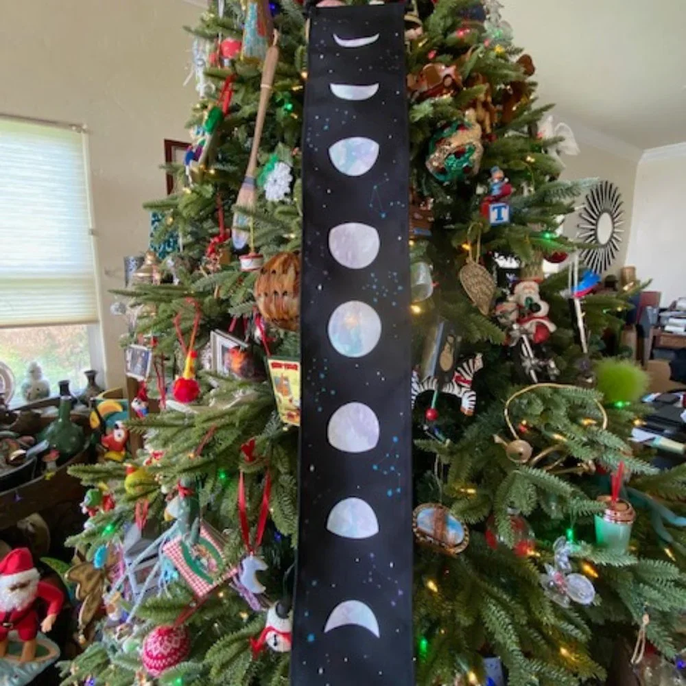 NEW Moon Phases & Zodiac Constellation Wall Tapestry